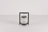 Modern Glass Lantern Table Lamp – Solar Lamp for Patio