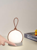 Foldwell Minimalist Grey Iron Portable Table Lamp
