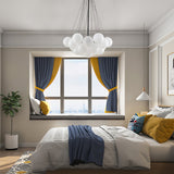Modern Gold Glass Bubble Chandelier – Sphere Cluster