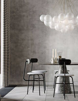Modern Gold Glass Bubble Chandelier – Sphere Cluster