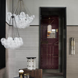 Modern Gold Glass Bubble Chandelier – Sphere Cluster