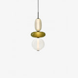 Artisan Tinted Glass Pendant – Hand-Blown Jar LED