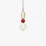 Artisan Tinted Glass Pendant – Hand-Blown Jar LED