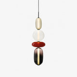 Artisan Tinted Glass Pendant – Hand-Blown Jar LED