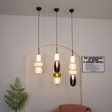 Artisan Tinted Glass Pendant – Hand-Blown Jar LED