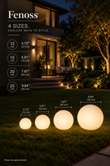 Modern Outdoor Orb Lamp – Sphere Garden Light