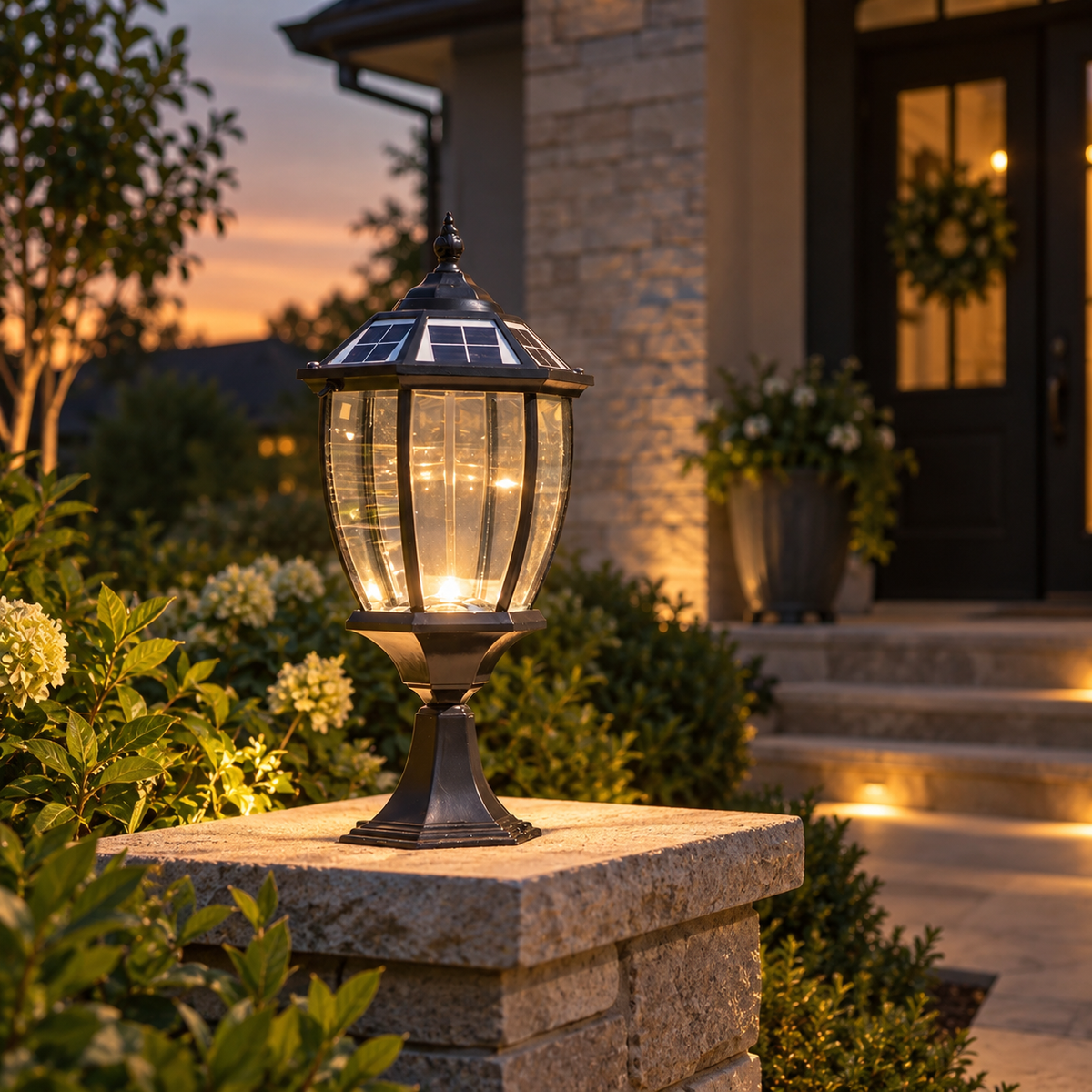 Garnet Classic Bronze Aluminum Outdoor Lantern