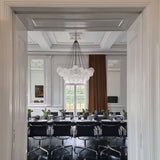 Modern Gold Glass Bubble Chandelier – Sphere Cluster