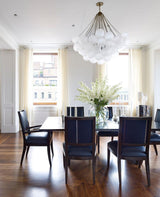 Modern Gold Glass Bubble Chandelier – Sphere Cluster