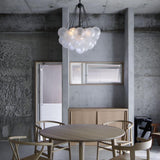 Modern Gold Glass Bubble Chandelier – Sphere Cluster