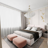 Modern Gold Glass Bubble Chandelier – Sphere Cluster
