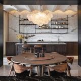 Modern Gold Glass Bubble Chandelier – Sphere Cluster