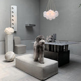 Modern Gold Glass Bubble Chandelier – Sphere Cluster