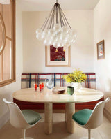 Modern Gold Glass Bubble Chandelier – Sphere Cluster