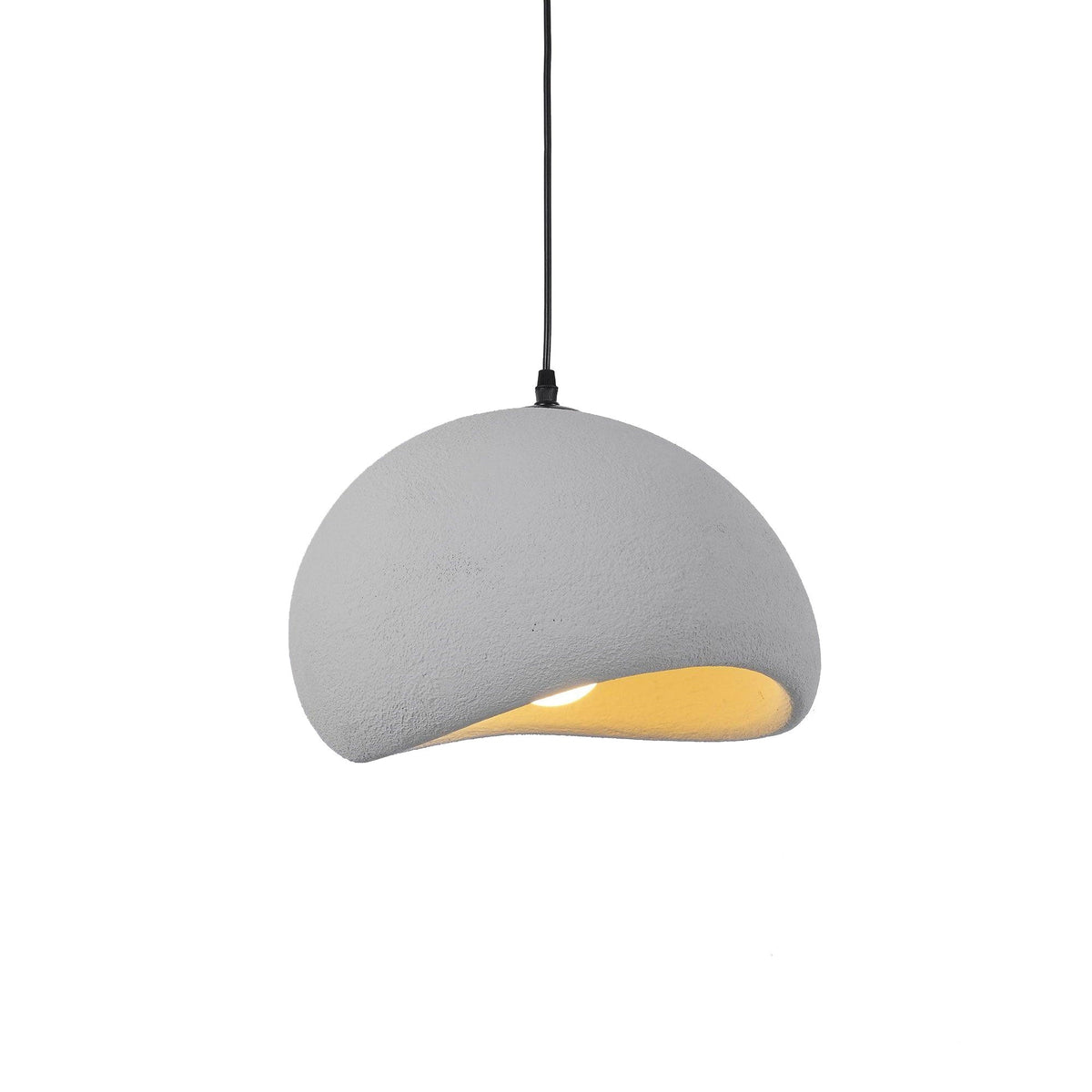 Organic White Cloud Pendant Light – Sphere Shade