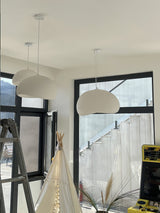 Organic White Cloud Pendant Light – Sphere Shade