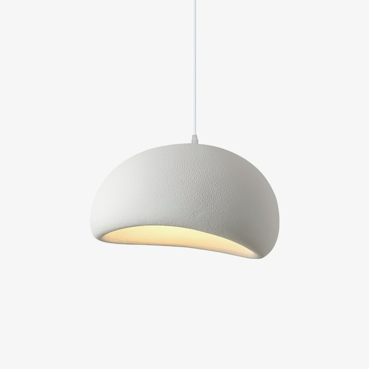 Organic White Cloud Pendant Light – Sphere Shade