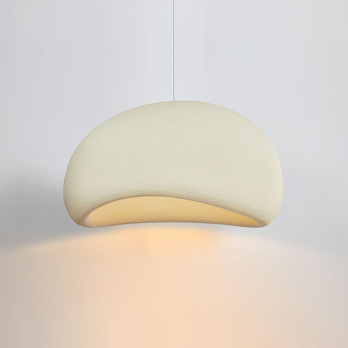 Organic White Cloud Pendant Light – Sphere Shade