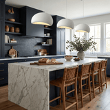 Organic White Cloud Pendant Light – Sphere Shade