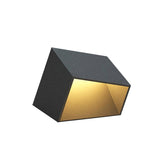 Modern Black Cube Light – Low Garden Light for Patio