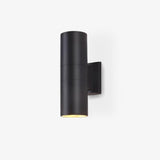 Modern Black Cylinder Wall Light – Outdoor Sconce for Porch