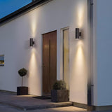 Modern Black Cylinder Wall Light – Outdoor Sconce for Porch