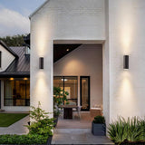 Modern Black Cylinder Wall Light – Outdoor Sconce for Porch