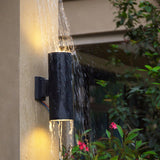 Modern Black Cylinder Wall Light – Outdoor Sconce for Porch