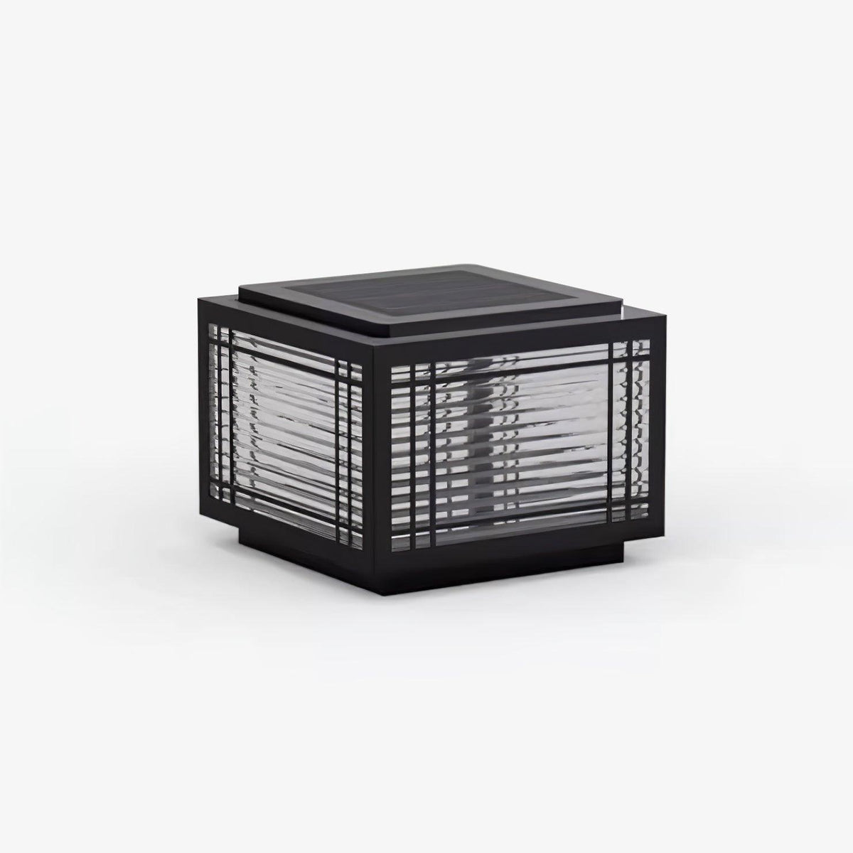 Classic Black Post Light – Solar Deck Light for Yard