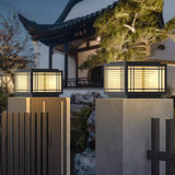 Classic Black Post Light – Solar Deck Light for Yard