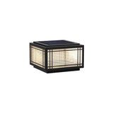 Classic Black Post Light – Solar Deck Light for Yard