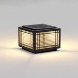 Classic Black Post Light – Solar Deck Light for Yard