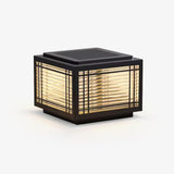 Classic Black Post Light – Solar Deck Light for Yard