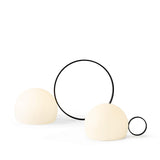 Modern Black Dome Table Lamp – Cordless Lamp for Patio
