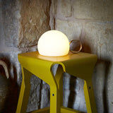 Modern Black Dome Table Lamp – Cordless Lamp for Patio
