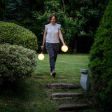 Modern Black Dome Table Lamp – Cordless Lamp for Patio