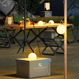Modern Black Dome Table Lamp – Cordless Lamp for Patio