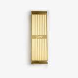 Modern Gold Outdoor Wall Light – Tall Sconce for Porch