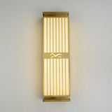 Modern Gold Outdoor Wall Light – Tall Sconce for Porch