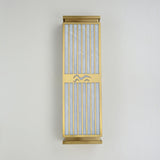 Modern Gold Outdoor Wall Light – Tall Sconce for Porch