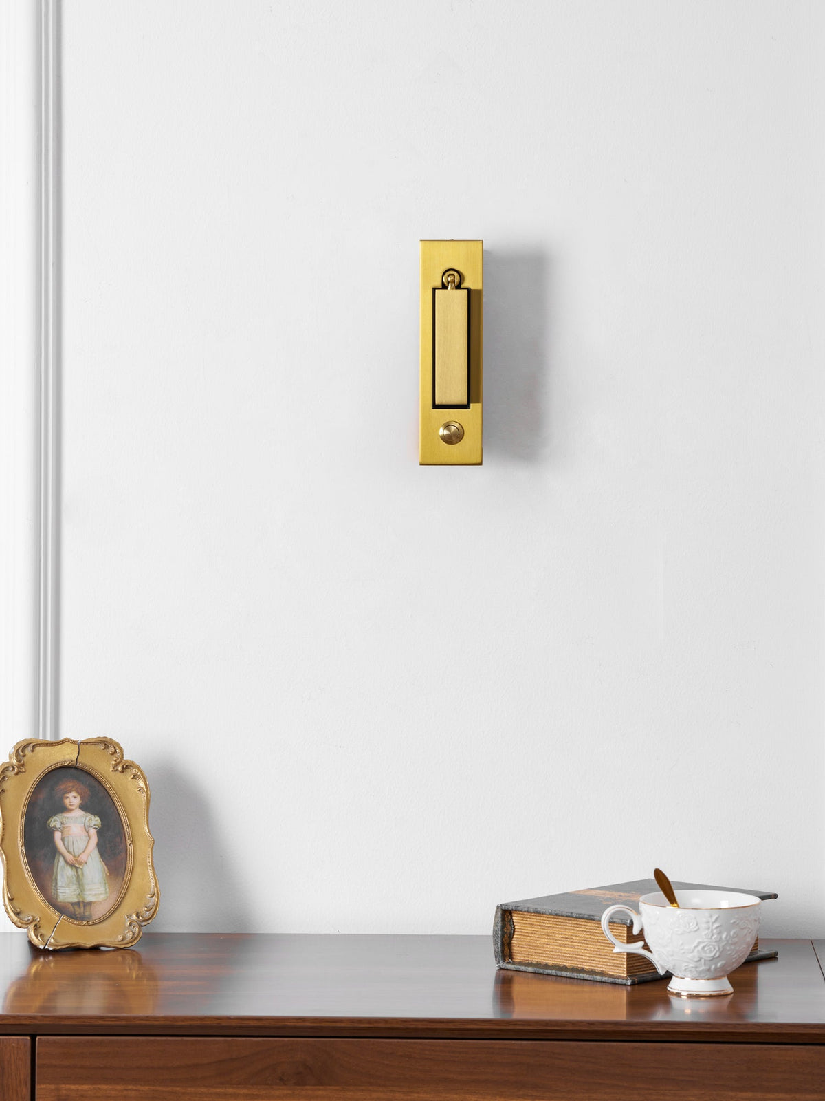 Minimalist Metal Recessed Sconce – Folding Bedside