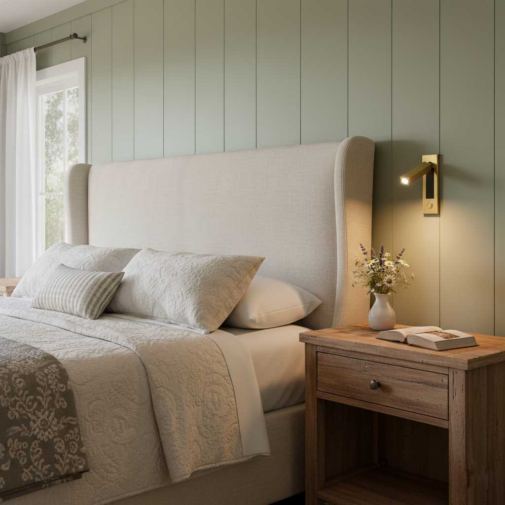 Minimalist Metal Recessed Sconce – Folding Bedside