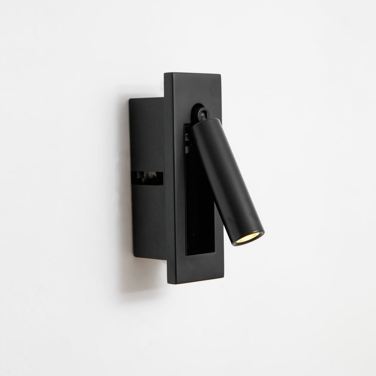 Minimalist Metal Recessed Sconce – Folding Bedside