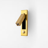 Minimalist Metal Recessed Sconce – Folding Bedside