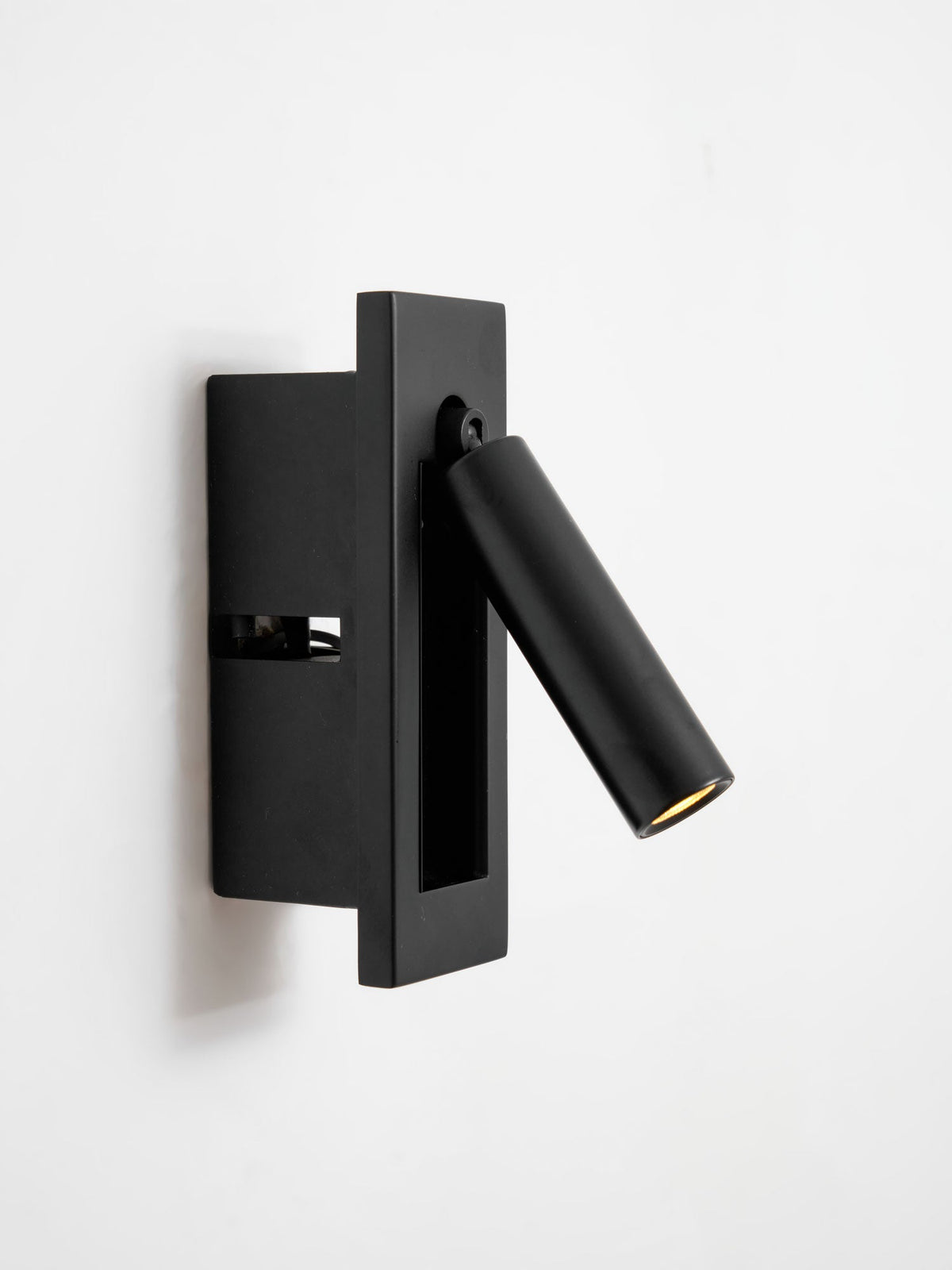 Minimalist Metal Recessed Sconce – Folding Bedside
