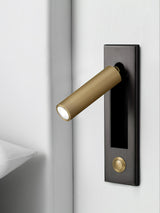 Minimalist Metal Recessed Sconce – Folding Bedside