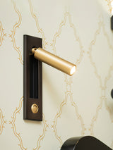 Minimalist Metal Recessed Sconce – Folding Bedside