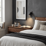Minimalist Metal Recessed Sconce – Folding Bedside