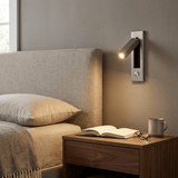 Minimalist Metal Recessed Sconce – Folding Bedside