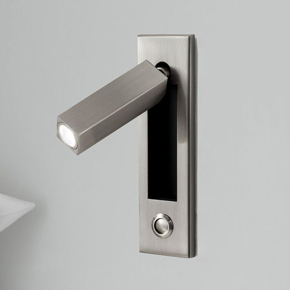 Minimalist Metal Recessed Sconce – Folding Bedside